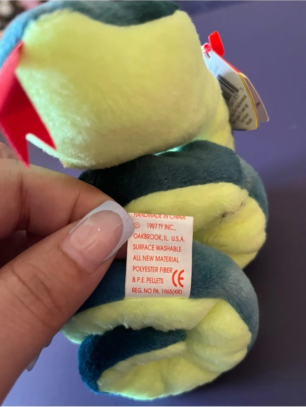 Hissy the Snake Beanie Baby